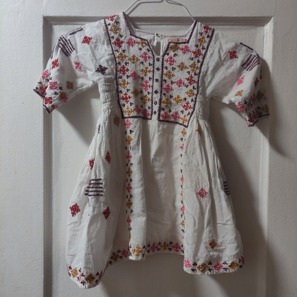 Pink Chicken New York - embroidered 3Y Dress